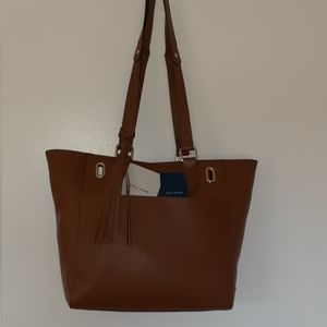 EUC Cole Haan Pebble Leather Brown  Large Tote